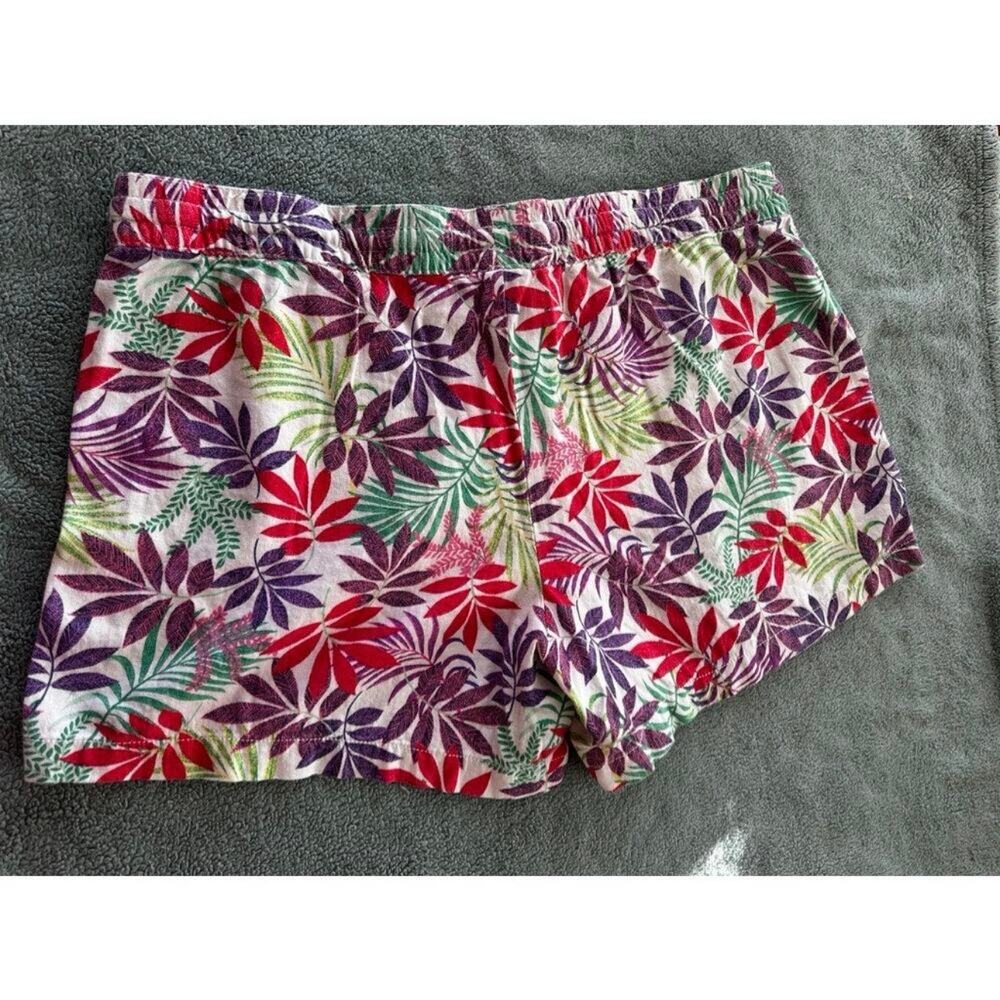 St John’s Bay Tropical Linen Blend Shorts XL Drawstring Summer Beach - Picture 4 of 6